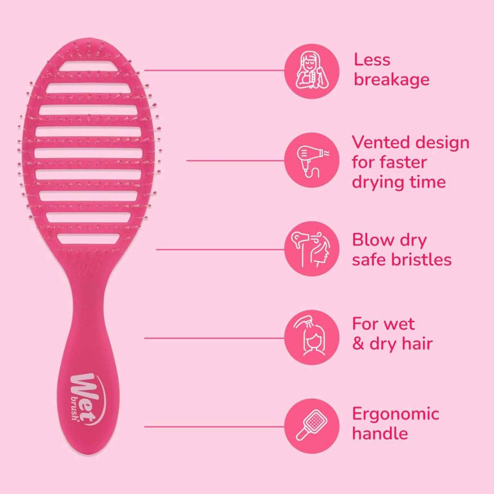 WETBRUSH SPEED DRY FROST PINK Nak Health and Beauty