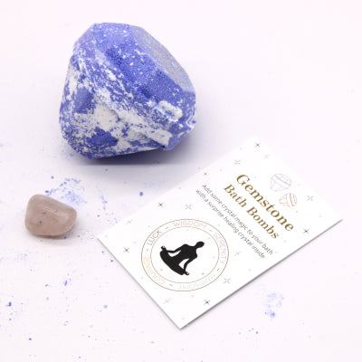 Gemstone Bath Bomb - Raspberry & Pomegranate Nak Health and Beauty