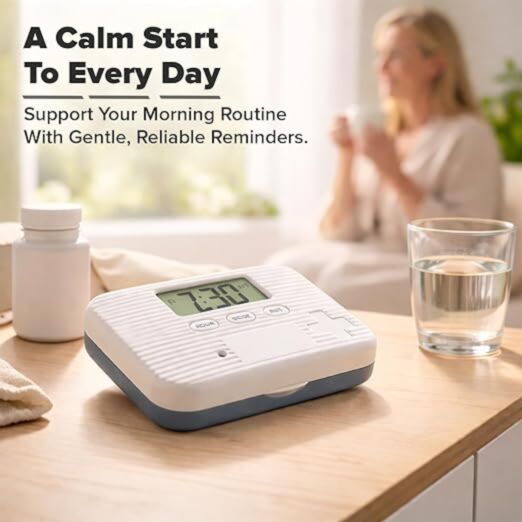 Life Pill Box With Timed Alarm Nak Health and Beauty