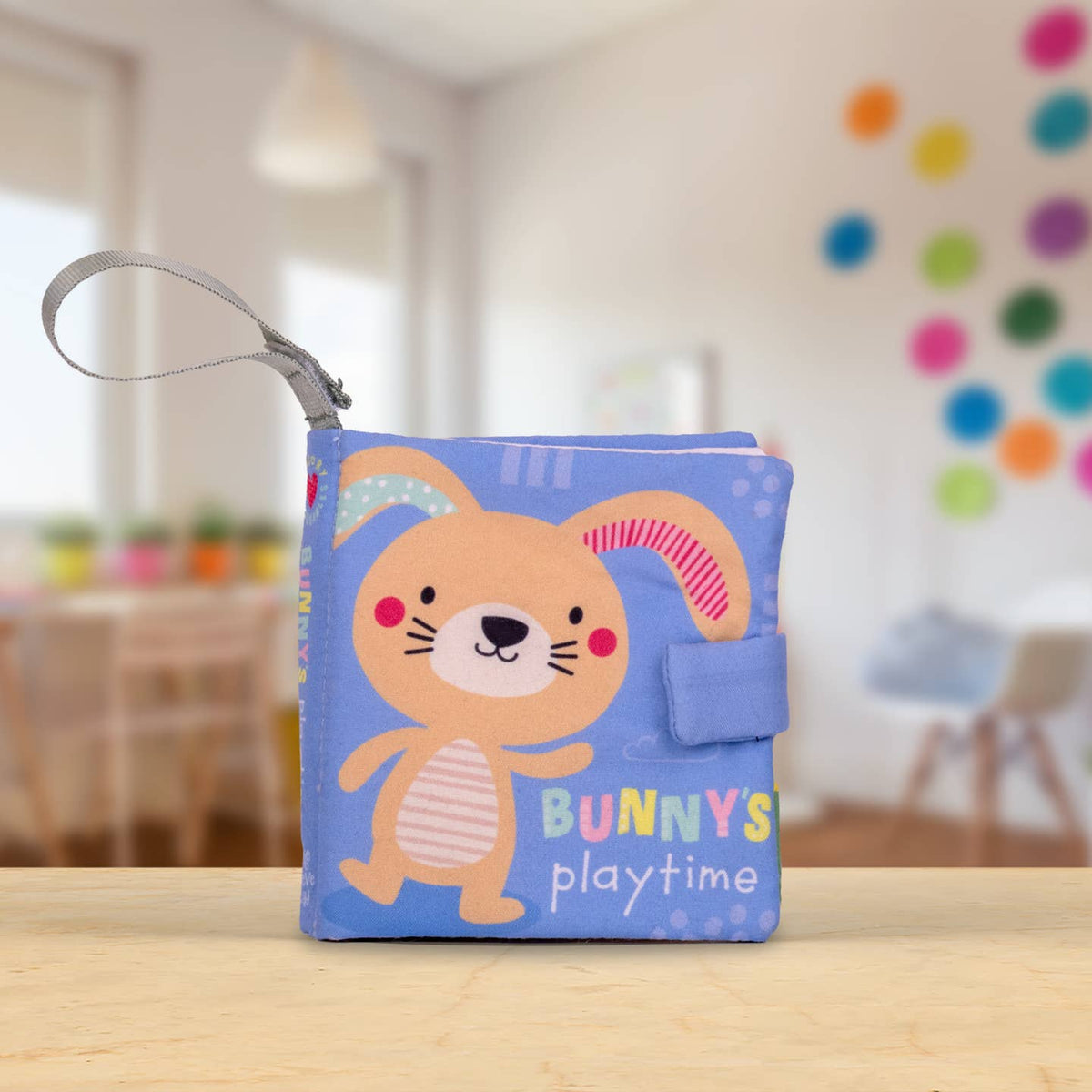 Snuggables Medium Plush Rabbit with Cloth Book Nak Health and Beauty
