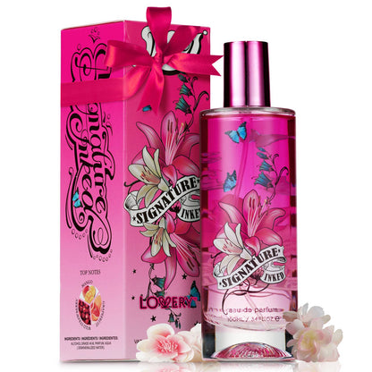 Love Signature Inked 3.4oz Perfume Spray Gift Set Nak Health and Beauty