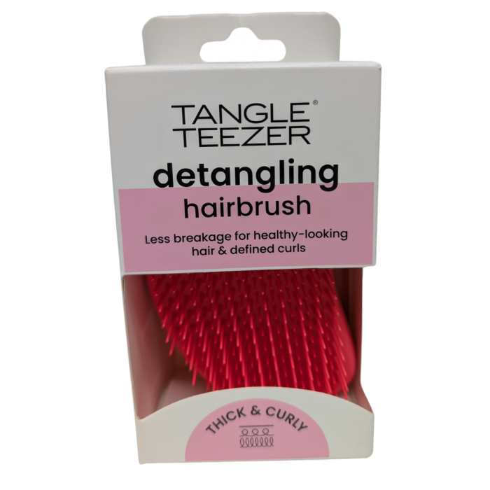 Tangle Teezer Original  Thick And Curly Hair Brush Pink Nak Health and Beauty