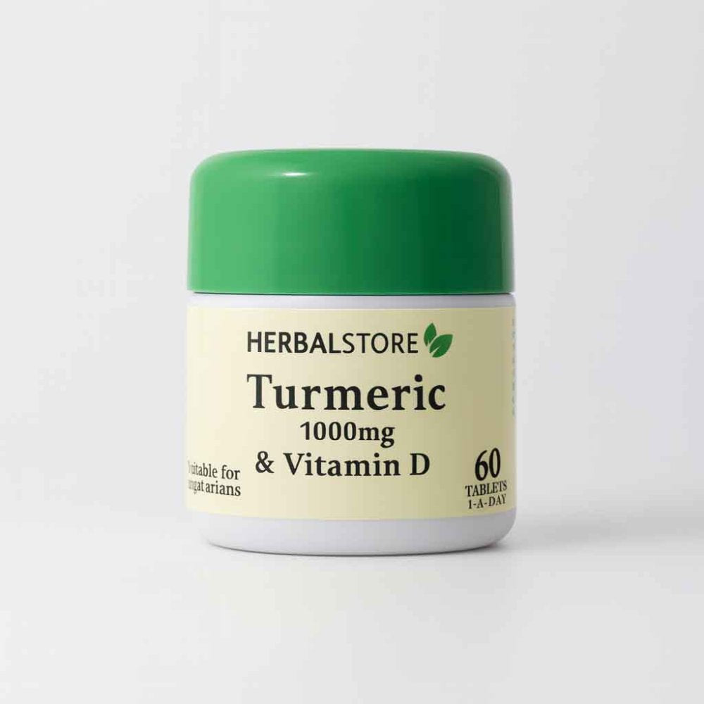 TURMERIC & VITAMIN D TABLETS 60S Nak Health and Beauty