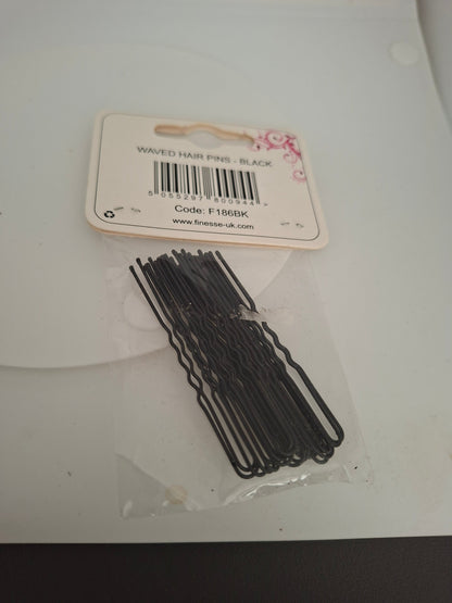 Finesse Waved HairPins Black Nak Health and Beauty