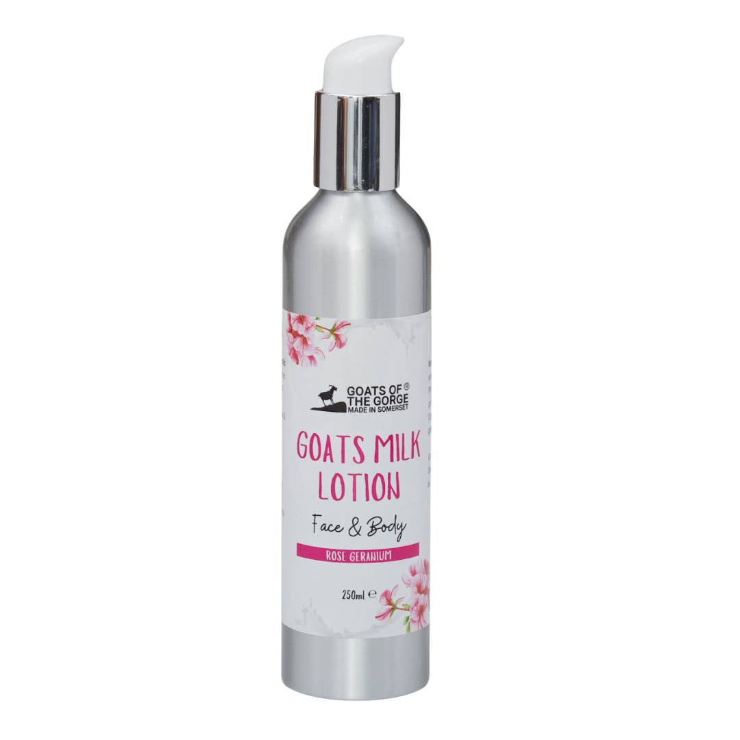 Goats Milk Skin Lotion Rose Granium 250ml Nak Health and Beauty