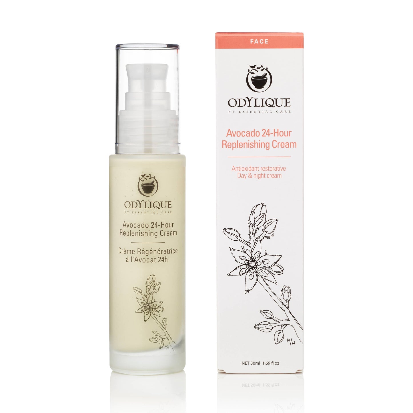 Avocado 24H Replenishing Cream 50ml Nak Health and Beauty