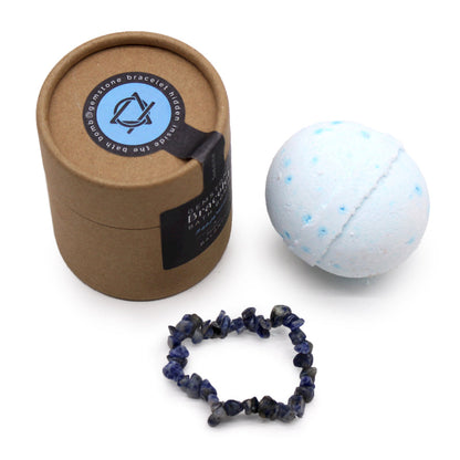 Sodalite Gem Bracelet Bath Bomb Nak Health and Beauty
