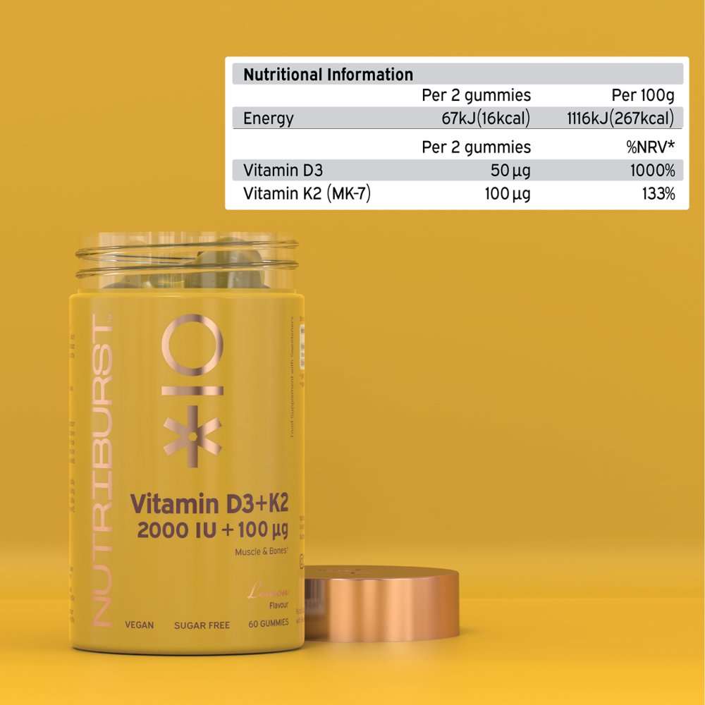 VITAMIN D3 + K2 60S Nak Health and Beauty