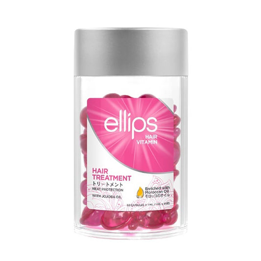 HAIR VITAMIN ARGAN OIL PINK TREATMENT 50 CAPSULES Nak Health and Beauty
