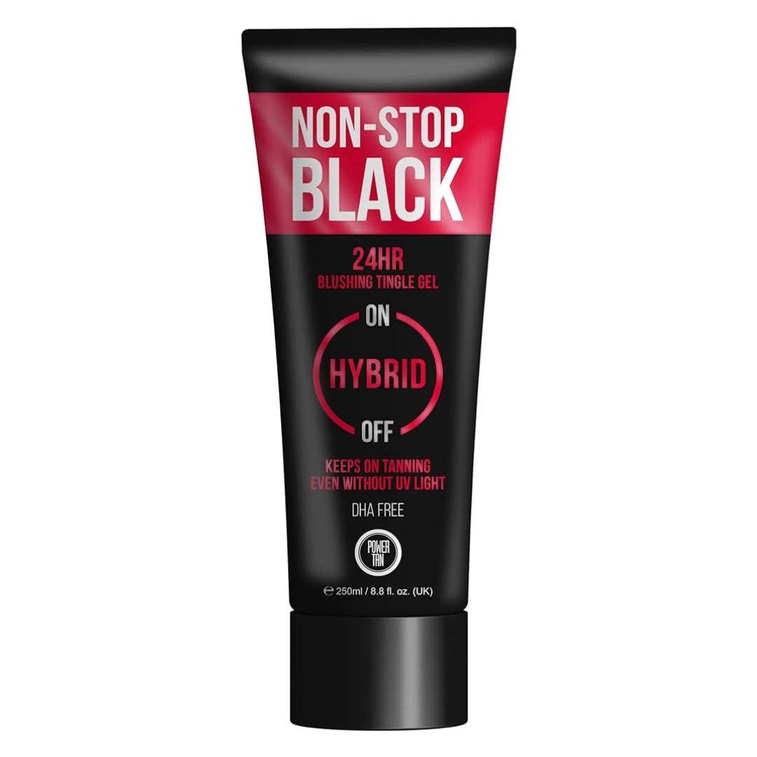 Power Tan Non-Stop Black Tingle Gelee Hybrid Uv Sunbed Tanning Lotion Nak Health and Beauty