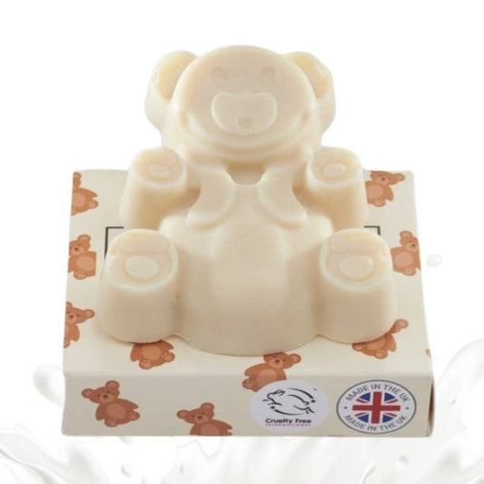 Goats Milk Soap Bar (Teddy Shape) 100% Natural Nak Health and Beauty