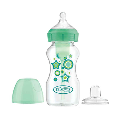 OPTIONS + BOTTLE TO SIPPY 270ML GREEN Nak Health and Beauty