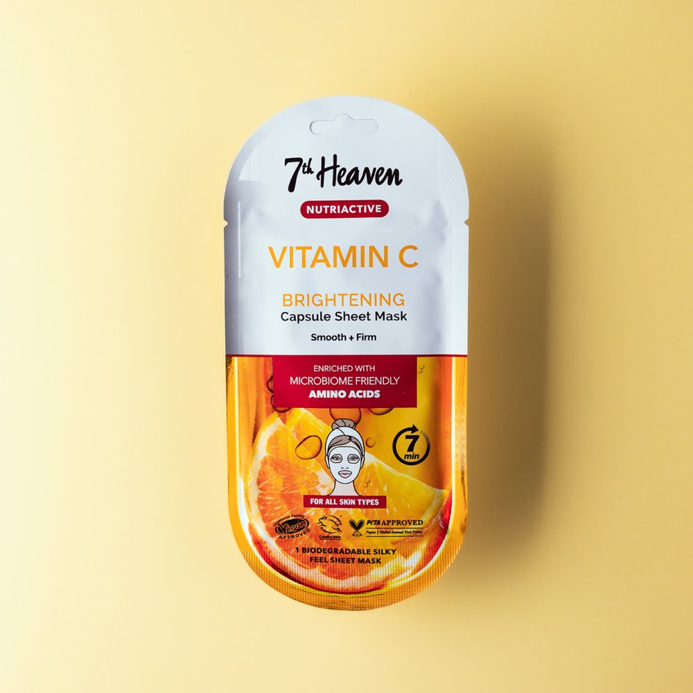 3 x NUTRIACTIVE VITAMIN C SHEET MASK Nak Health and Beauty