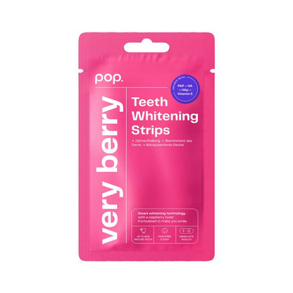 POP WHITENING STRIPS VERT BERRY Nak Health and Beauty