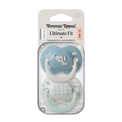 2X 0-6M ULTIMATE FIT SOOTHER BOY DECORATED Nak Health and Beauty