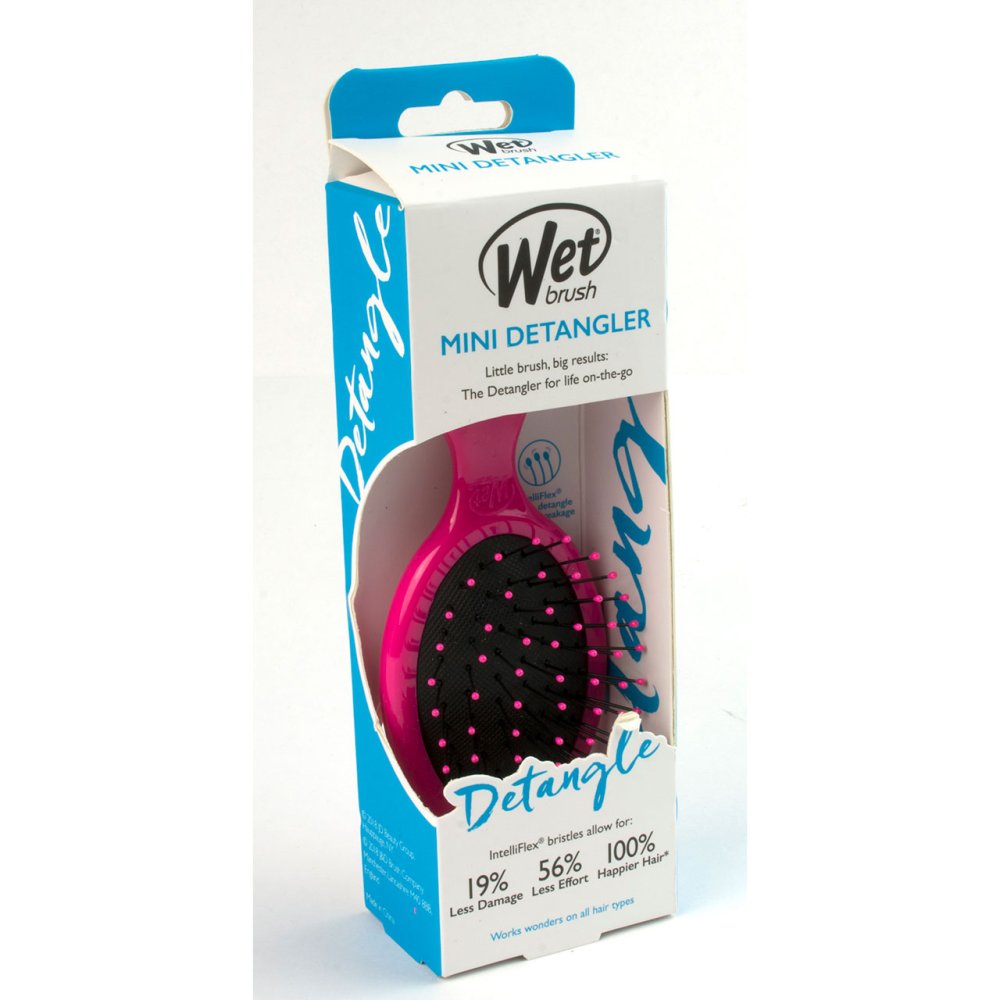 WETBRUSH MINI DETANGLER PINK Nak Health and Beauty