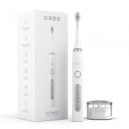 Ordo Sonic+ ELECTRIC TOOTHBRUSH WHITE SILVER Nak-Health-&-Beauty-